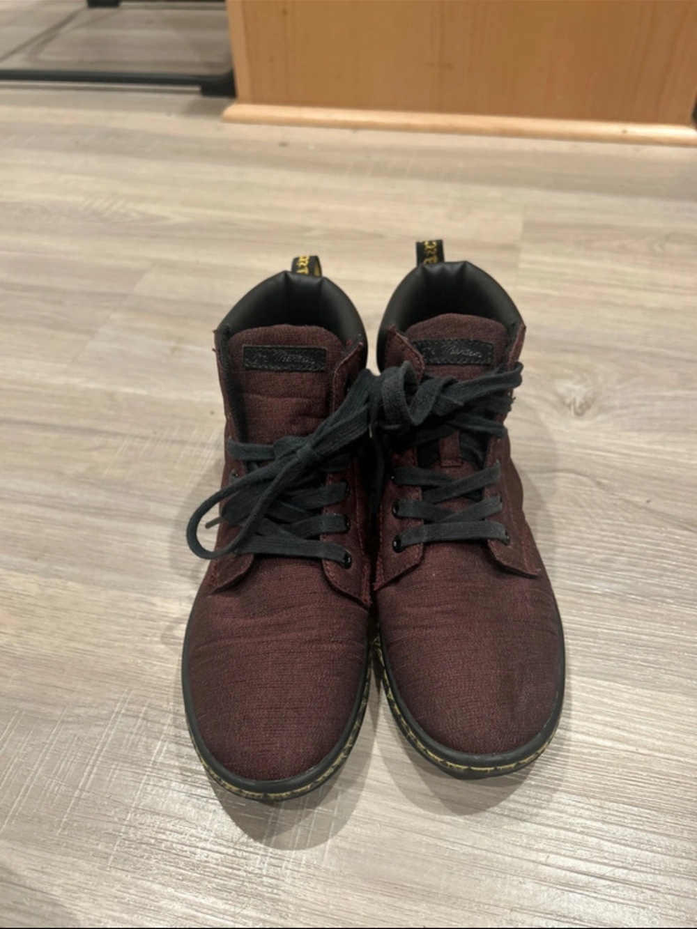 Women's Dr. Martens Burgundy Maelly Boots